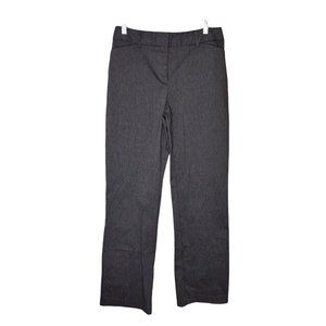 NWT Time and Tru pants womens 8 Average gray heather straight thru hips Thighs